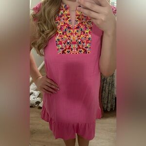 Pink Colourful dress